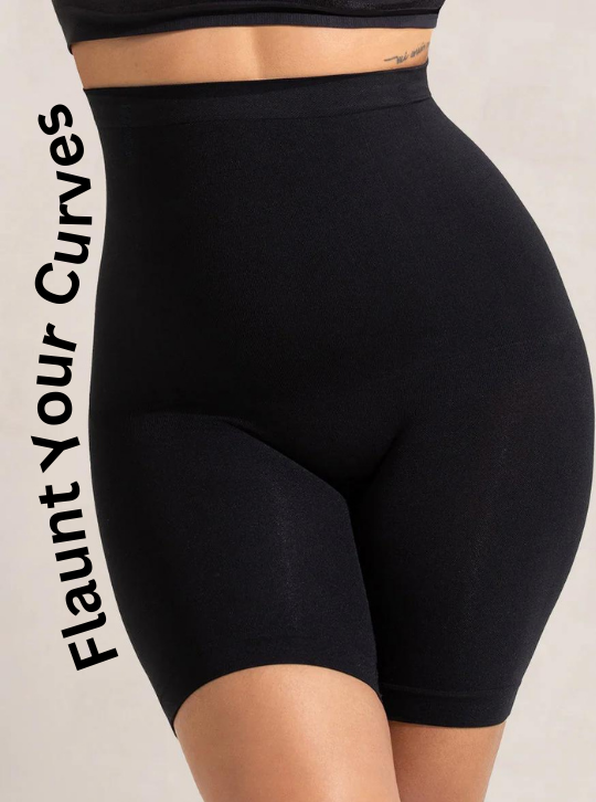 Slim Body Full Body Shaper | High Waist Tummy Control Slimming Shorts | Thigh & Hip Slimmer