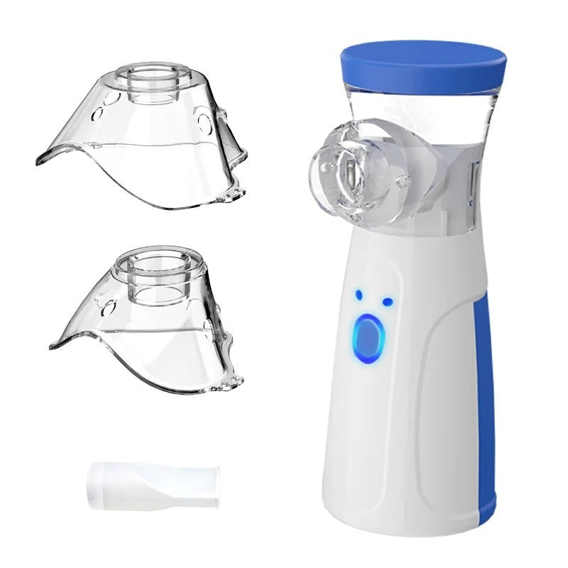 Mini Portable Silent Nebulizer — Handheld Mesh Inhaler & Atomizer for Asthma, COPD & Respiratory Relief | All Ages