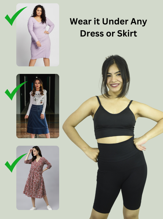 Slim Body Full Body Shaper | High Waist Tummy Control Slimming Shorts | Thigh & Hip Slimmer